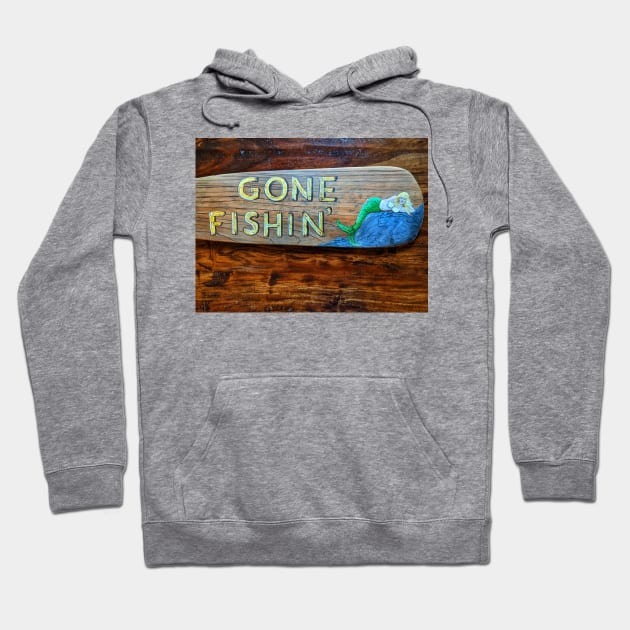 Gone Fishin' Mermaid Hoodie by Matt Starr Fine Art